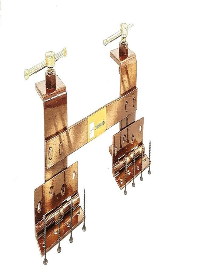 sumikrafts Screen Printing kit: Viny White 250gm+Double Hinge Table Clamps+8 Drywall Screws Black phospated Size 3.5cm+Screen Wooden Frame Small 8”x10 pre Stretched mesh no 16 - Image 3